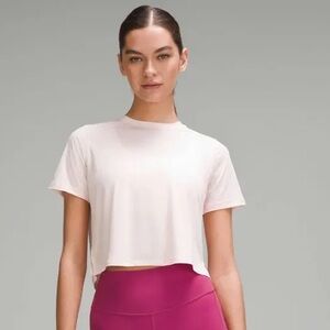 NWOT Lululemon Ultralight Waist-Length T-Shirt - Strawberry Milkshake SIZE 4